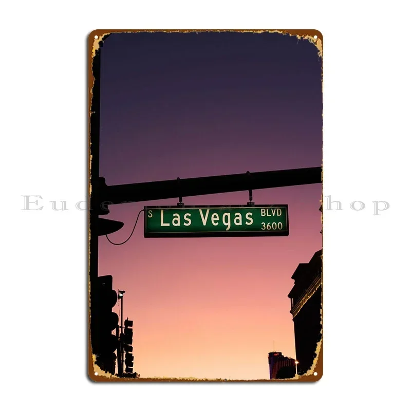 Las Vegas Boulevard Metal Signs Design Decoration Cinema Designer Designing Tin Sign Poster