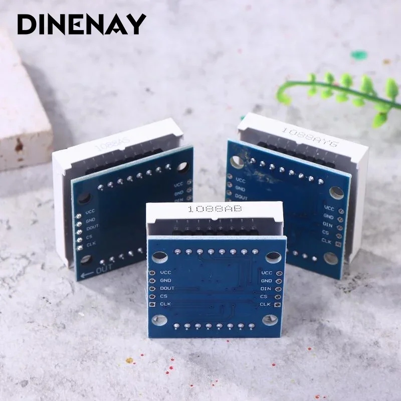 Módulo de matriz de puntos MAX7219 Módulo LED Módulo de pantalla Soporte Control en cascada Controlador de control MCU