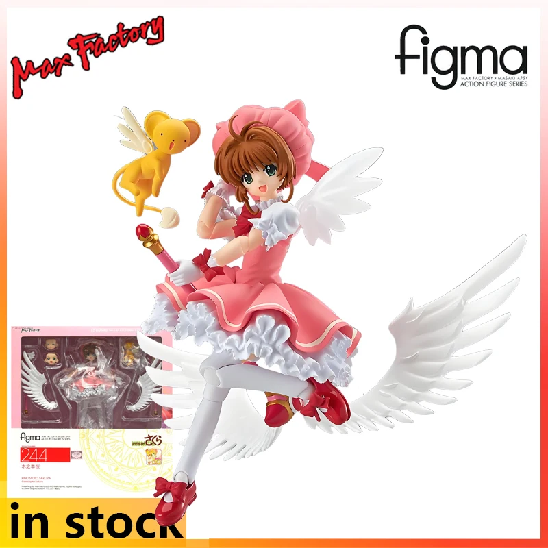 Max Factory Figma Finished Product Movable Exquisite Proportional Doll Cardcaptor Sakura Anime Toys Model Festival Gift for Boys