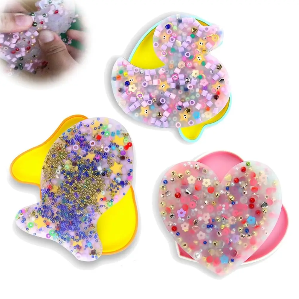 Silicone Skin Picking Fidget Toy Anxiety Toy Pad Stress Relief Duck Picky Pad Sensory Trichotillomania Decompression Toy