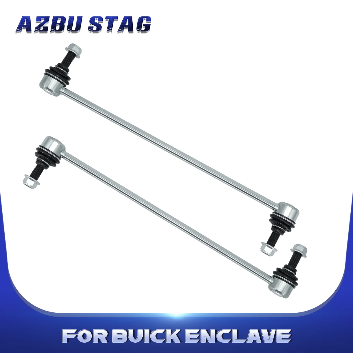 

AzbuStag 2Pcs Front Stabilizer Bar End Link for BUICK ENCLAVE CHEVROLET TRAVERSE GMC ACADIA SATURN OUTLOOK 2007 2008 2009-2017