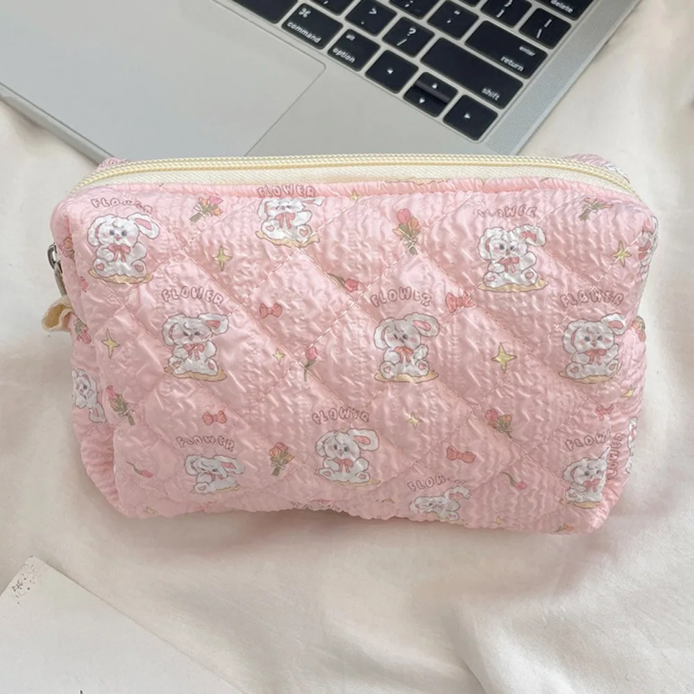 

Cute Cotton Makeup Bag Large Capacity Portable Toiletry Bag Multipurpose Washbag
