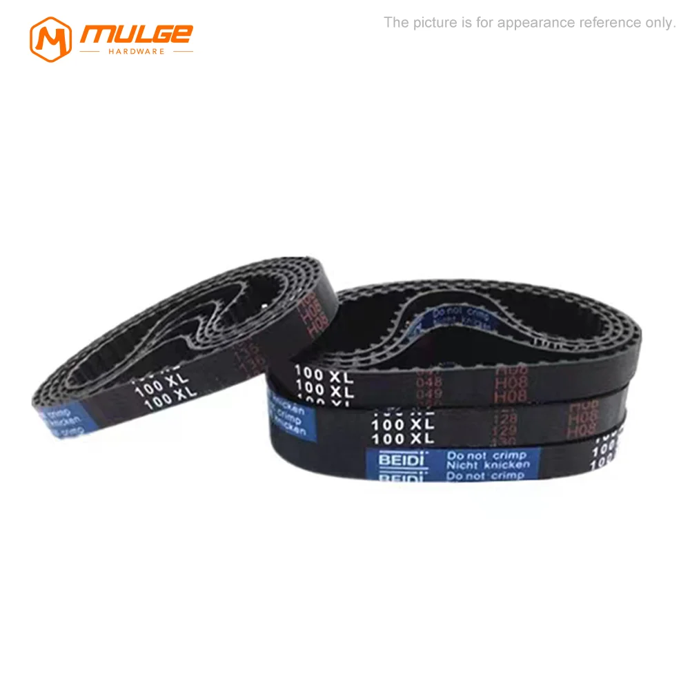 Ceinture de Synchronisation en Caoutchouc à Boucle Fermée XL, 132XL/134XL/136XL/138XL/agglomXL142XL-200XL, Largeur 6/8/10/12.7/15/20mm