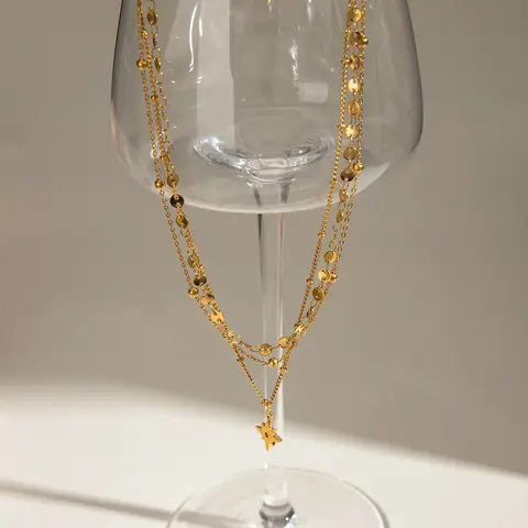 ESKEEM 10mm गुलाबी/पीला/नीला मल्टी कलर इनेमल ब्लिंग Cz स्टोन चेन क्रॉस जियोमेट्रिक जेमस्टोन मोटिफ आइस्ड आउट ओपल चेन नेकलेस 10 best sales हार का ढेर - №7