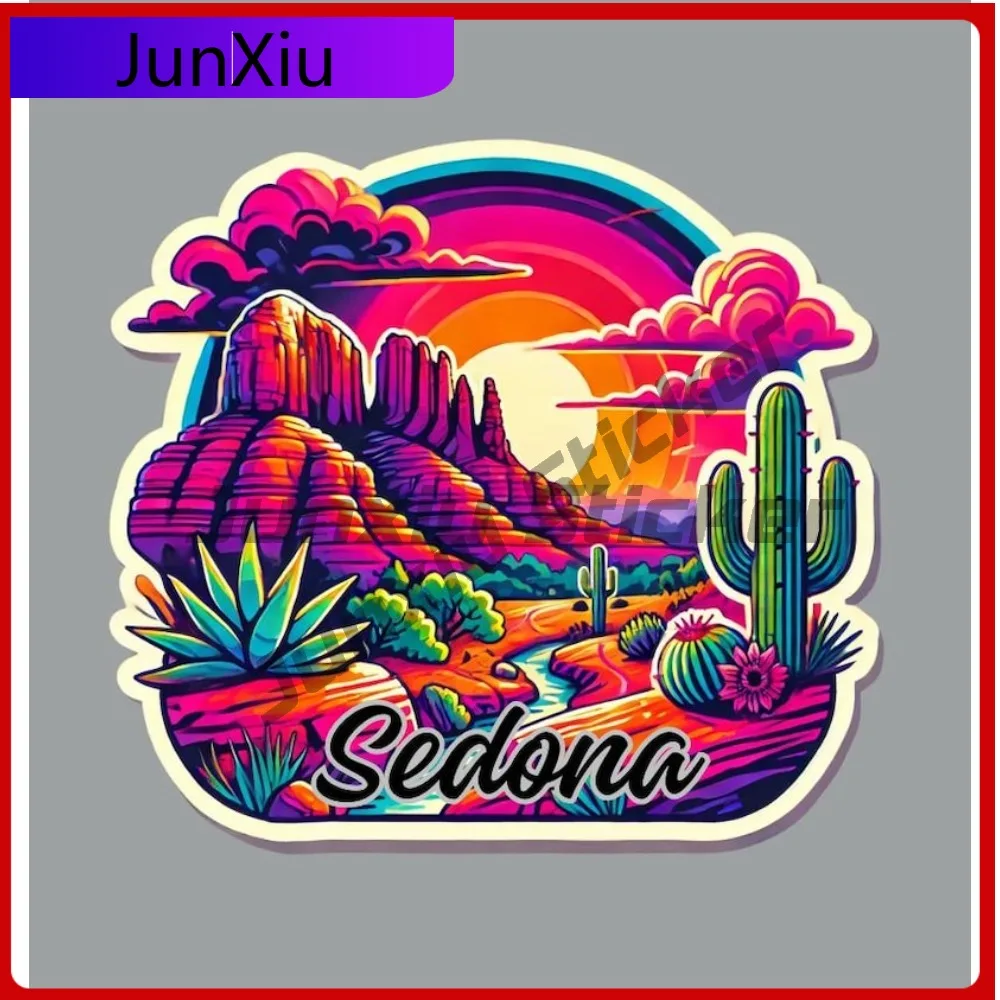 

Sedona Arizona Waterproof Stickers Styling X 500 Motorcycle Fridge Suv Window Laptop Camping Wall Cars Decals Sticker For Car