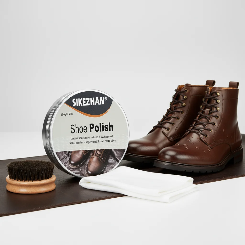 Professionelle Schuhcreme für Lederschuhe, stellt Farbe und Glanz wieder her, wasserdichter Schutz, Schuhpflege für Männer und Frauen nährt – Detail 8