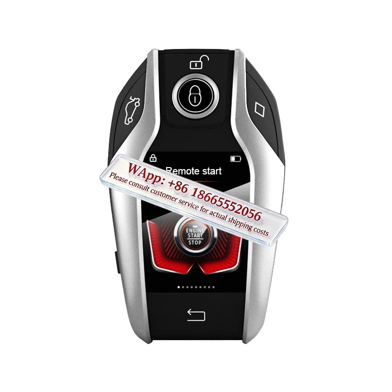 LCD Smart Car Key PKE Keyless Button Engine Start Remote Starter PKE Car Alarm with Modern Smart Key