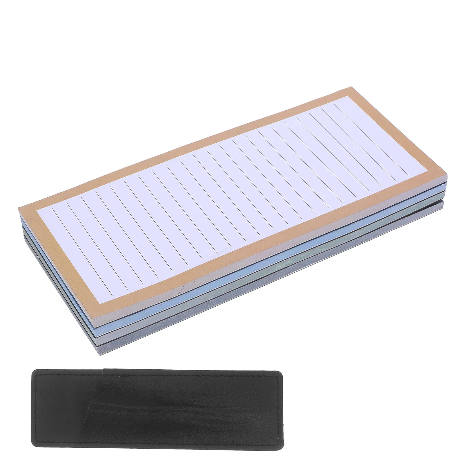 مجموعة واحدة من مفكرة الثلاجة المغناطيسية، وسادة قائمة البقالة مع حامل قلم، منظم مذكرة مغناطيسي لتخطيط ثلاجة المطبخ #5