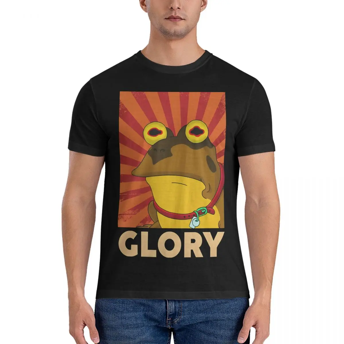 Vintage Glory T-Shirt for Men O Neck Cotton T Shirt F-Futurama Short Sleeve Tees Classic Clothes