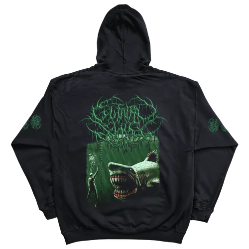 Imagen 1 del producto Sudadera con capucha de banda de Heavy Metal de Rock gótico, Sudadera con capucha con estampado Retro Harajuku 2K, ropa informal suelta, Sudadera gruesa, regalo para seguidores Unisex