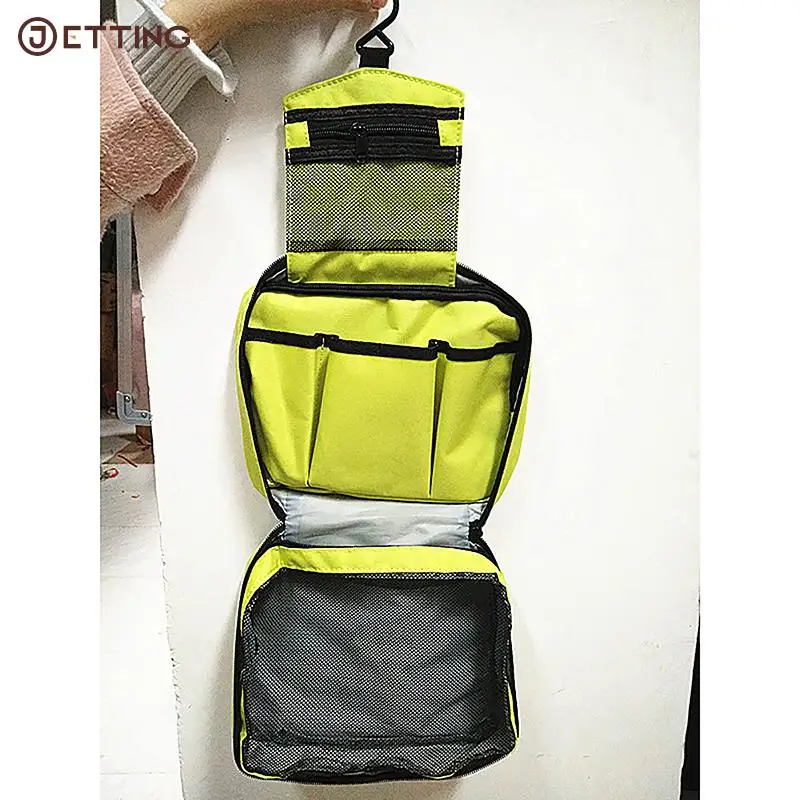 Per donna uomo Opp Bag Hanging Toiletry Bag Travel Toiletry Wash Organizer Kit robusto gancio appeso borsa da doccia cosmetici Make Up