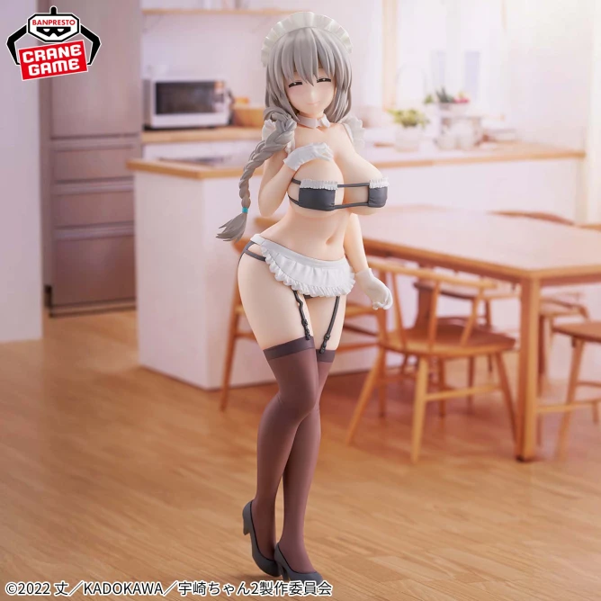 Modello originale originale BANPRESTO GlitterGlamours Uzaki-chan vuole uscire 27 cm Hana Uzaki Cameriera Figura Anime Giocattoli Figurine