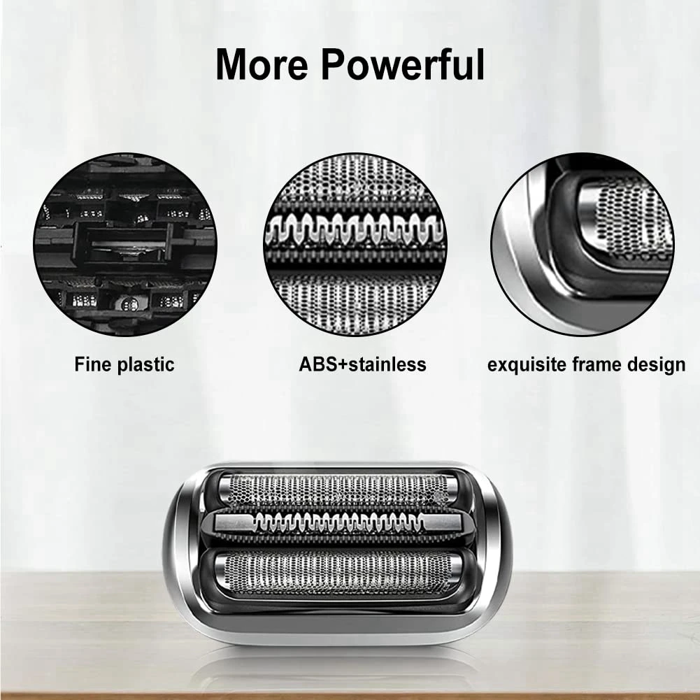 73S Shaver Foil & Cutter parte di ricambio per Braun Series 7, 7020S, 7025S, 7085Cc, 7027Cs, 7071Cc, 7075Cc