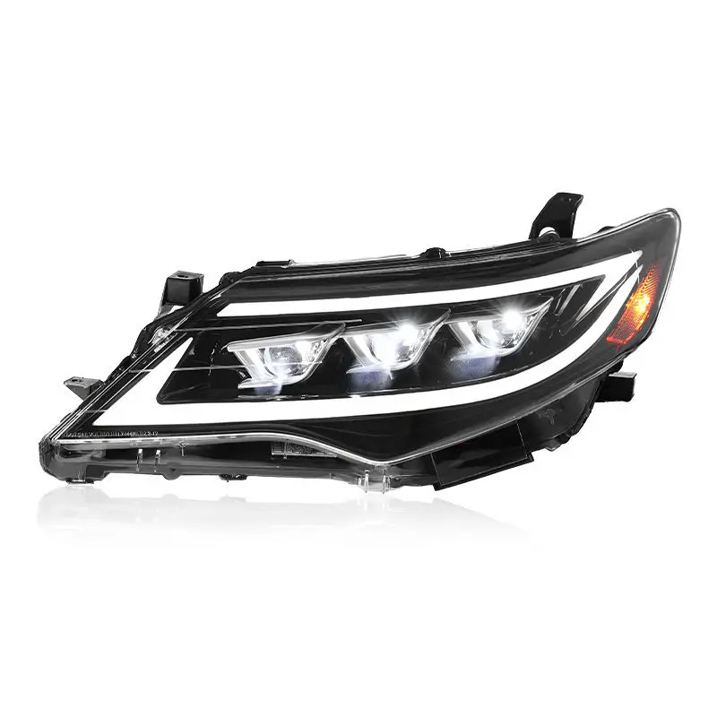 For F84 3-lens LED Dynamic Auto Headlight Assembly Upgrade Front With Sequential Turn Signal for Toyota Camry 2012 2013 2014
