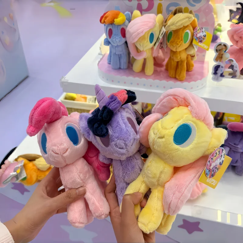 

Authentic New In Stock Card Game Pony Series Plush Dolls Surrounding Children Desktop Ornaments Collectibles Christmas Gifts