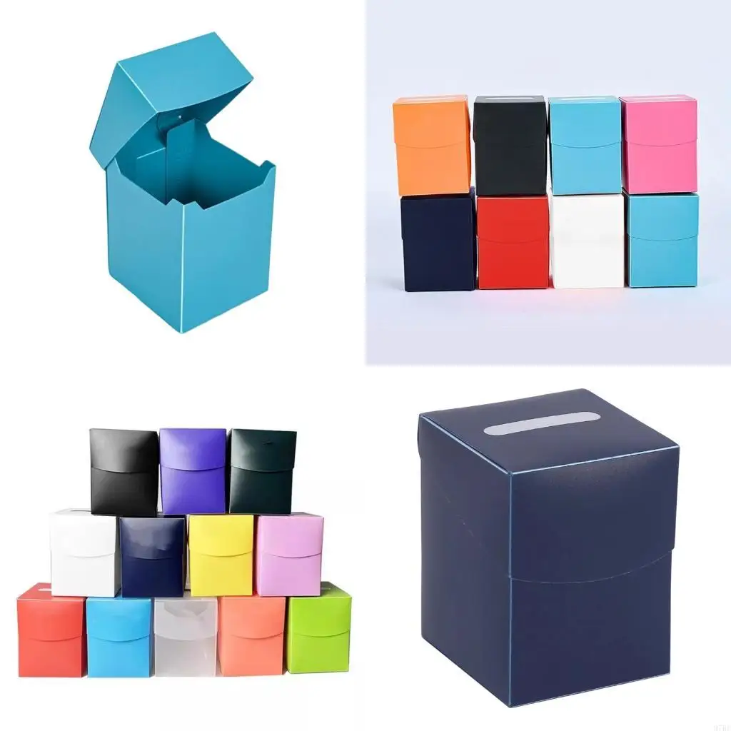 

97be долговечный игровой торговля держатель карт для водонепроницаемой элегантной текстуры для решения для хранения для