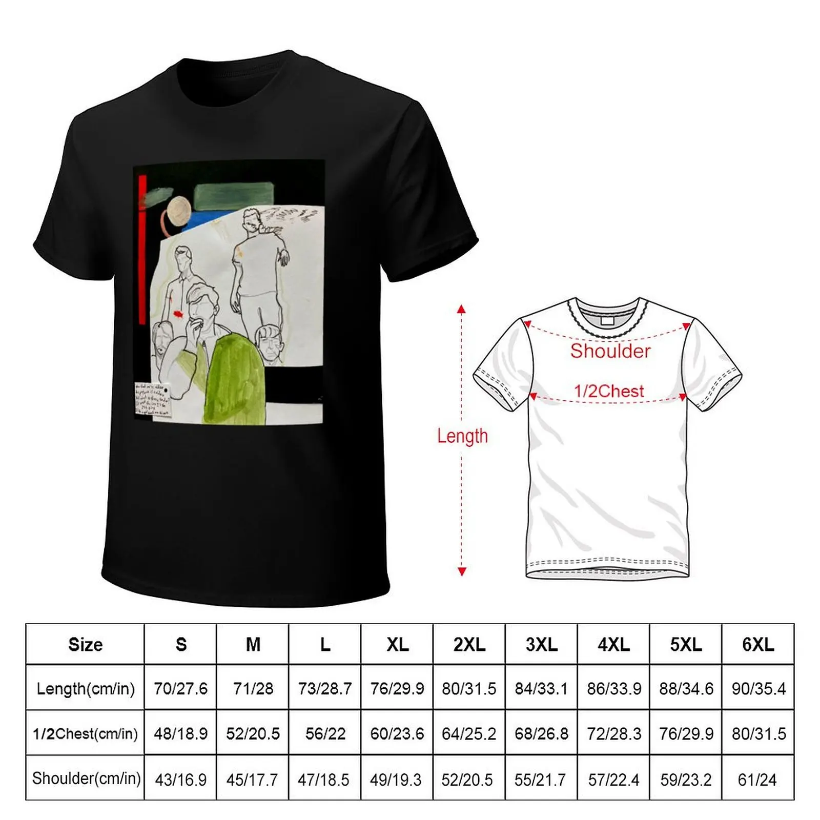 FOALS band illustration T-shirt tops quick drying animal prinfor boys boys whites men t shirt