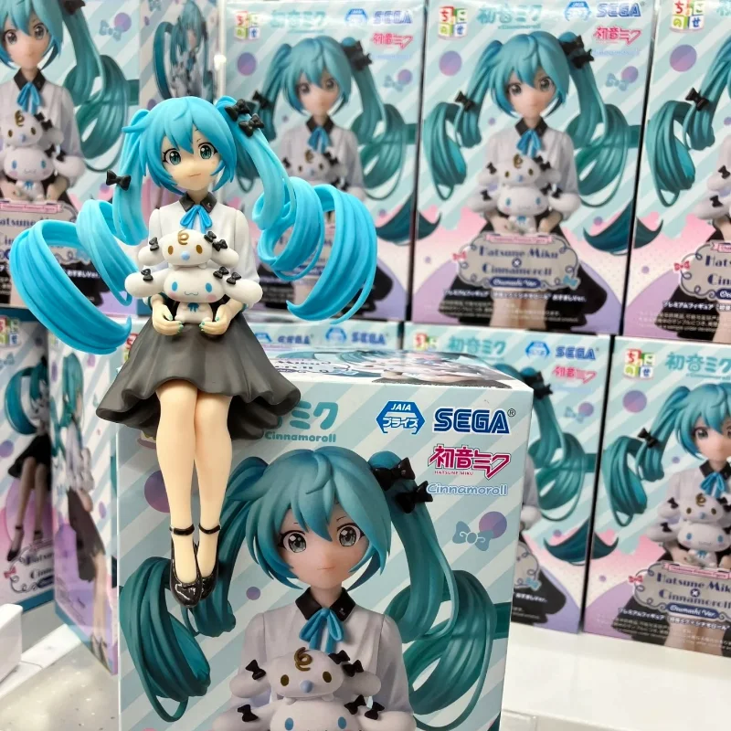 

New In Stock Original Sega Luminasta Hatsune Miku Noddle Stopper Anime Figure Toys Action Figure Pvc Model Collection Doll Gift