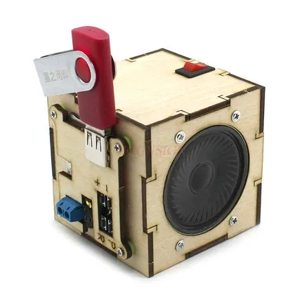 

physical experiment diy wooden speaker popular science handmade model stem creative fun technology making small invention