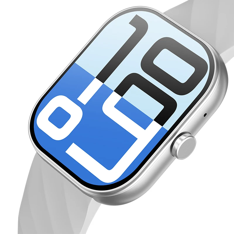 ساعة ذكية مع شاشة كبيرة عالية الوضوح تعمل باللمس بالكامل والتي يمكنها التقاط الصور عن بعد وتبديل أنماط الاتصال الهاتفي