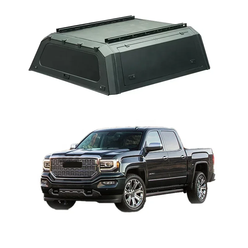 Pickup Truck Hardtop Steel 4X4 Pick up Pickup Truck Bed Canopy Topper With A Free Tent for GMC Sierra/Canyon