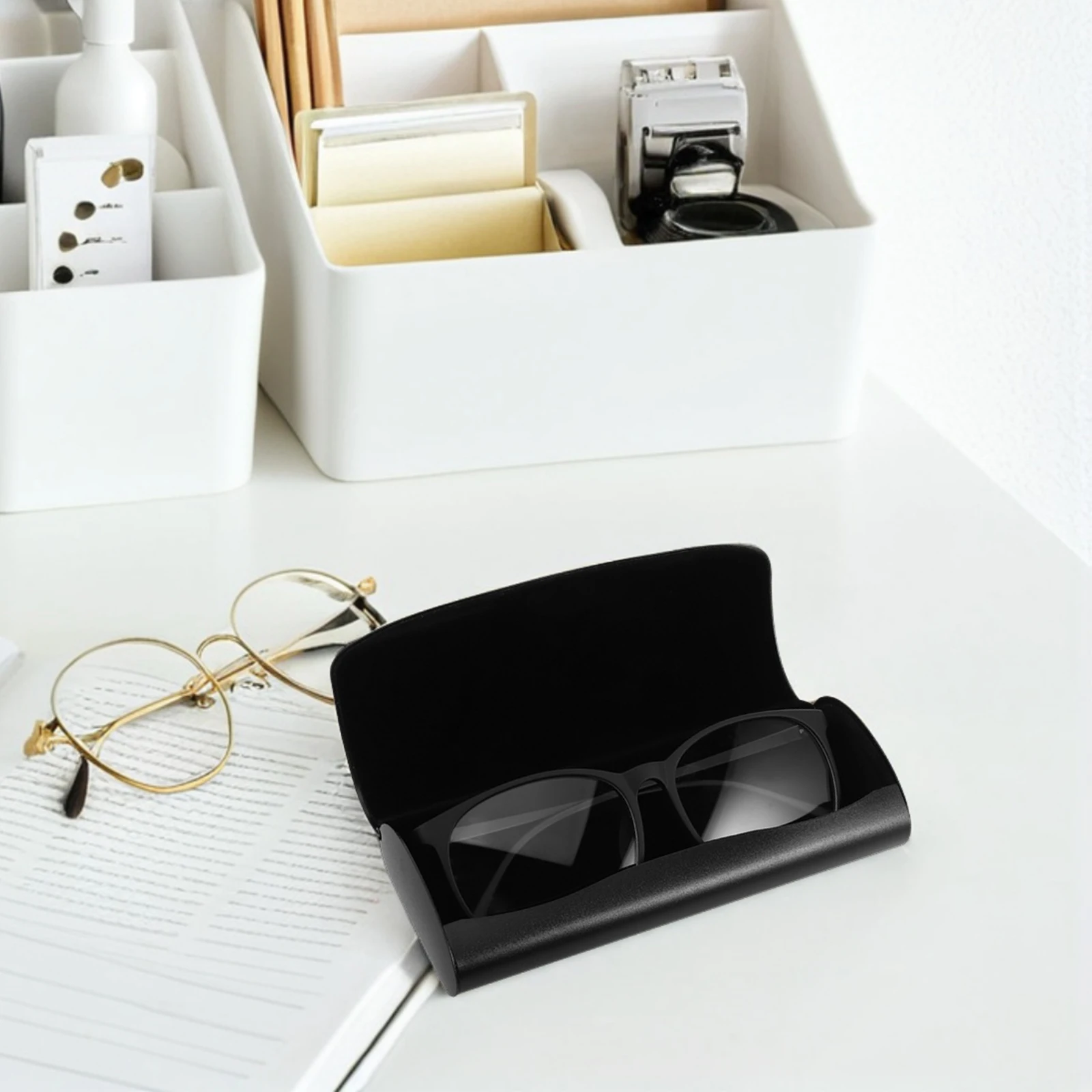 

Luxury Aluminum Eyeglass Case Men Women Hard Shell Protective Glasses Storage Organizer Compact Travel Sunglasses Goggles Holder