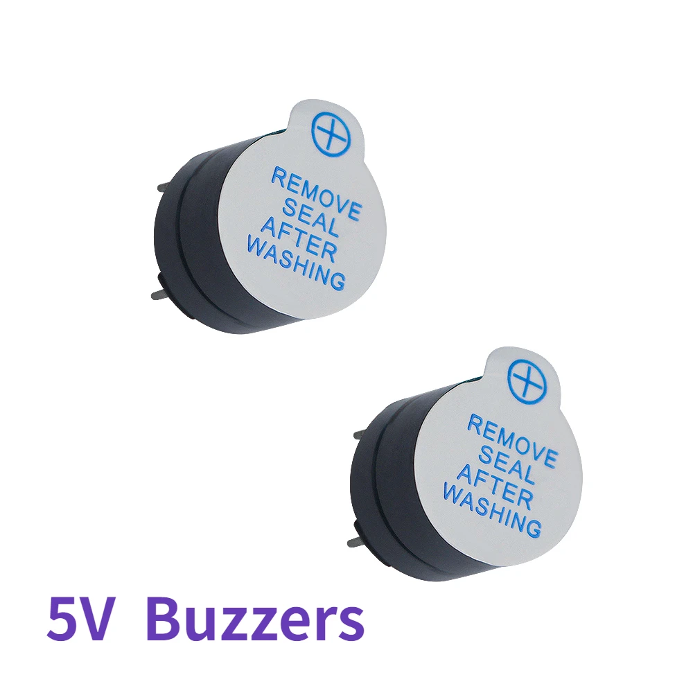 

10pcs Active Piezo Buzzers 5V Fit Magnetic Long Continous Beep Tone Alarm Ringer Active Buzzer12mm MINI For Arduino Diy Kit