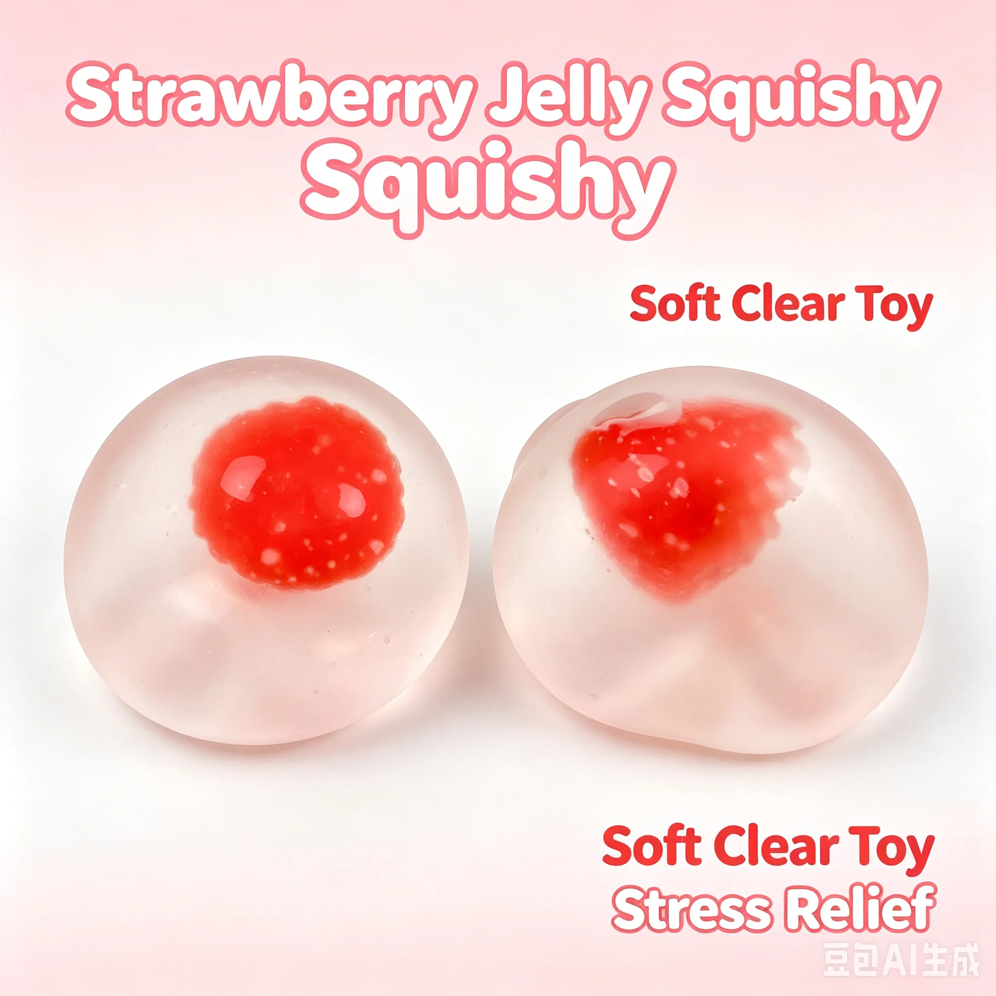 Cute Strawberry Sweet Potato Squeeze Toy