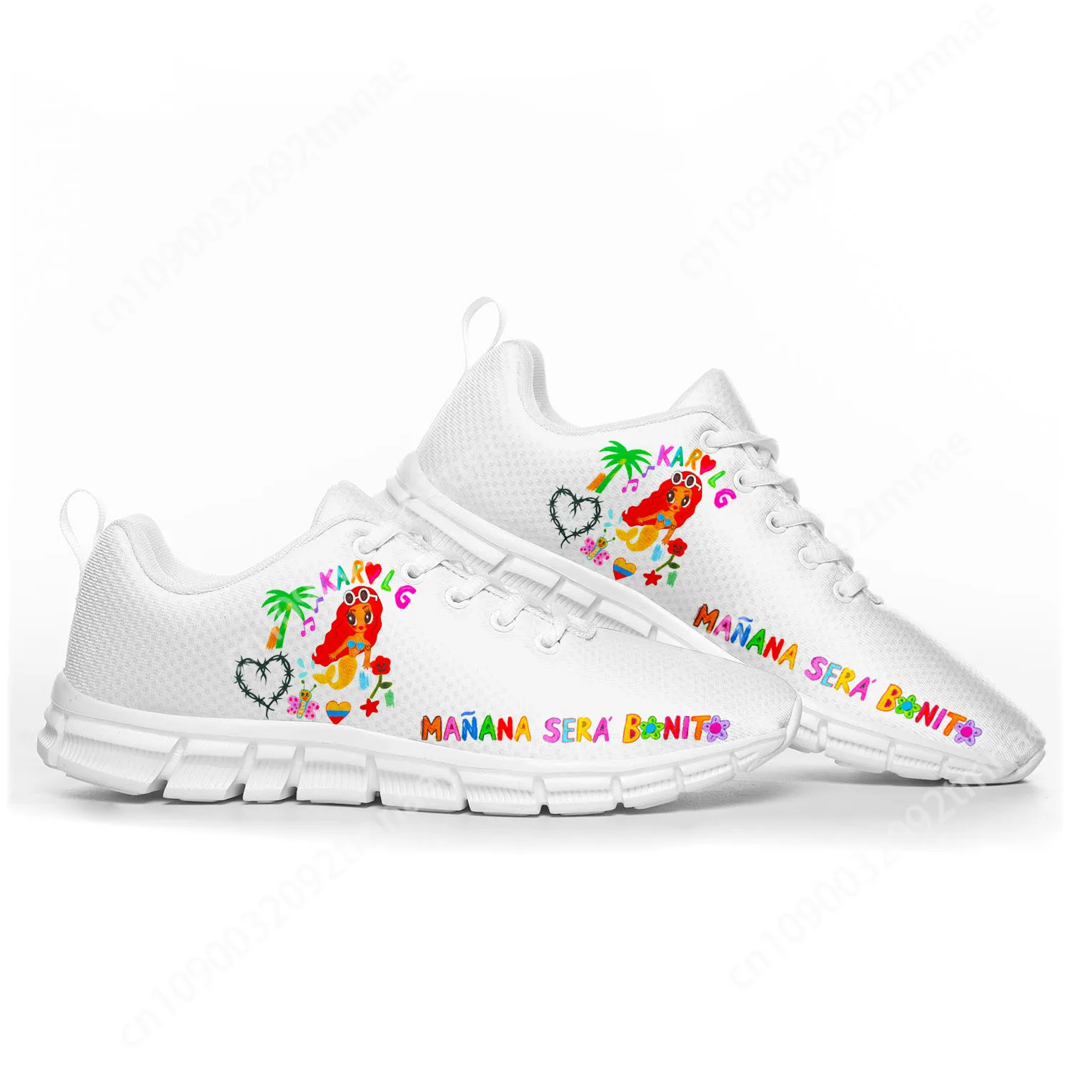 Mañana Será Bonito Karol G Pop Sports Shoes Mens Womens Teenager Kids Children Sneakers Casual Custom High Custom Couple Shoes