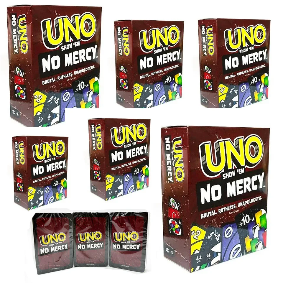 NEU Uno No Mercy Spielbrettspiele2025 UNO Karten Tisch Familie Party Unterhaltung UNO Spiele Kartenspielzeug Kinder Geburtstag Weihnachten
