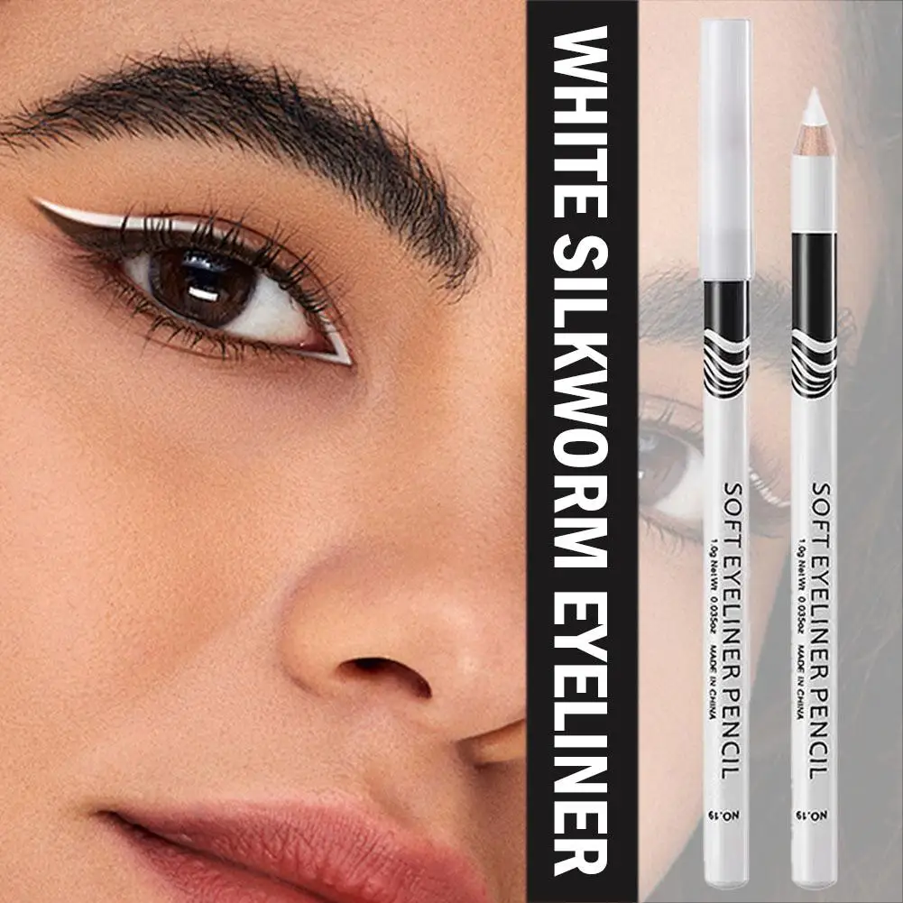 Eye Shadow Lying Silkworm Pen Pearl Matte White Eyeliner Pencil Pencil Eyes Makeup Waterproof Longlasting Korean Eyeliner H1W5