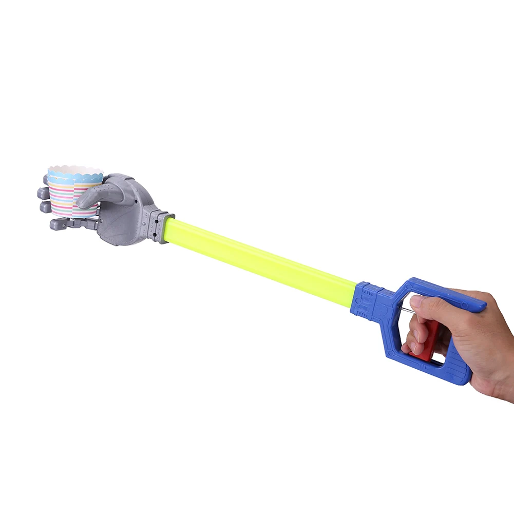 56cm Robot Claw Hand Plastic Hand Grabber Grabbing Stick Manual Remote Control Hand Grabber Toys Funny Gift for Child Fittings