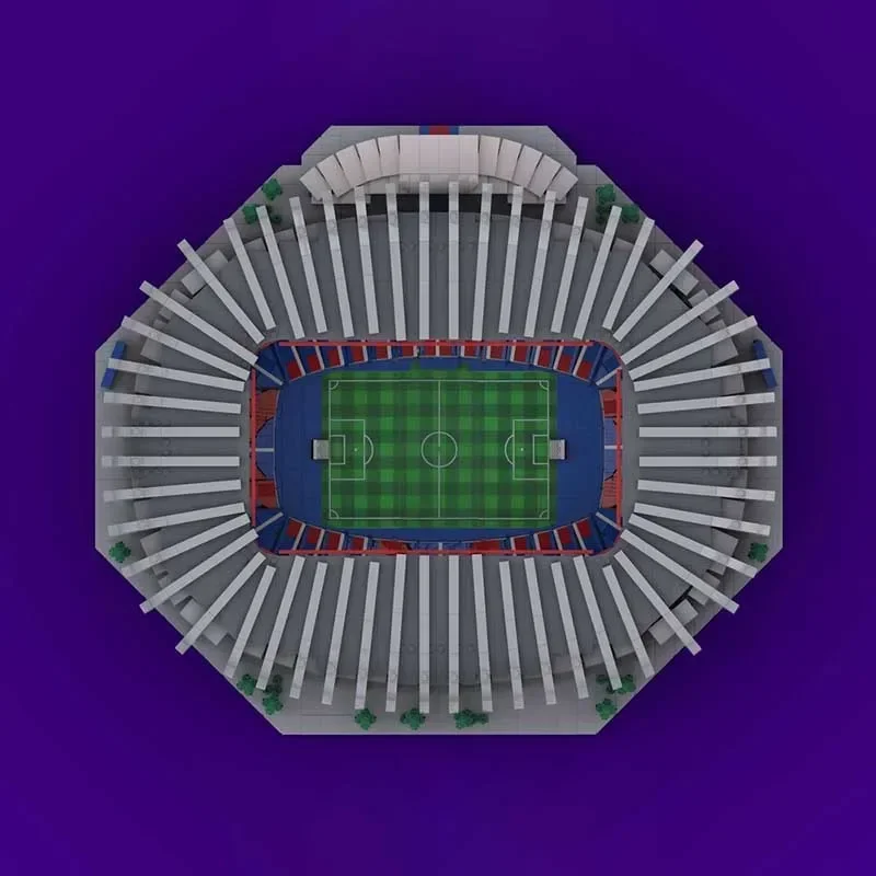 Moc Building Bricks Football Park Model Technology Blocks Modular City Building Model Gifts Christmas Toys DIY Assembly Set