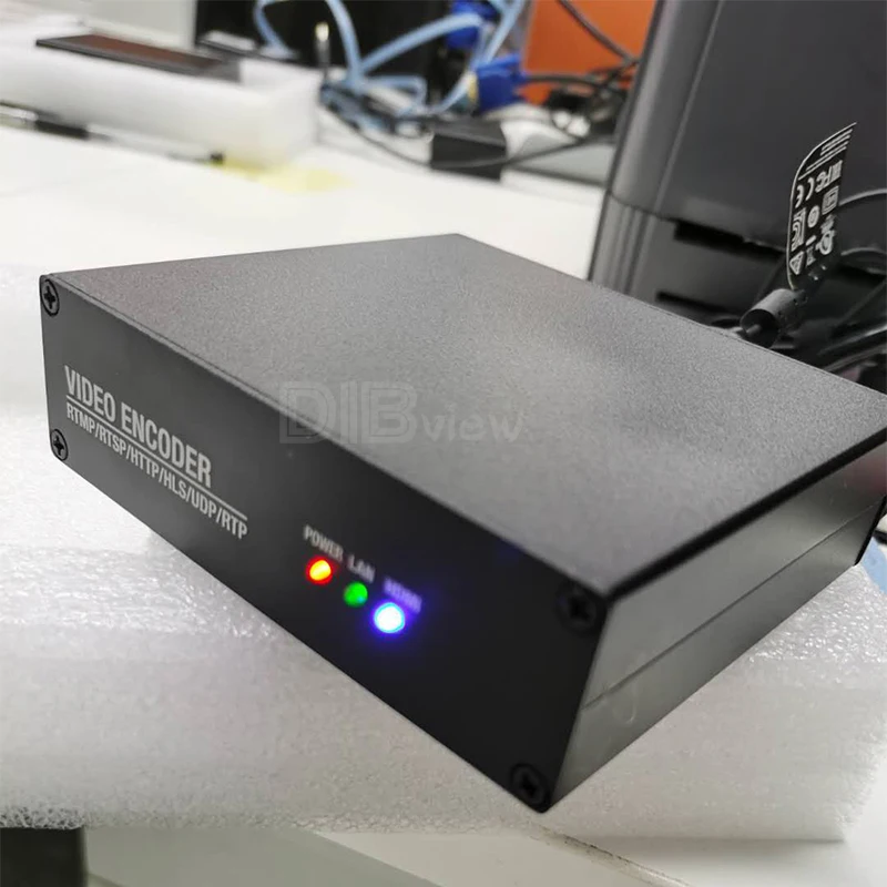 USB Video Push IP Stream Encoder VIF RTMPs SRT RJ45 Network Port for Horizontal Vertical TV Broadcasting Equipment - view 5