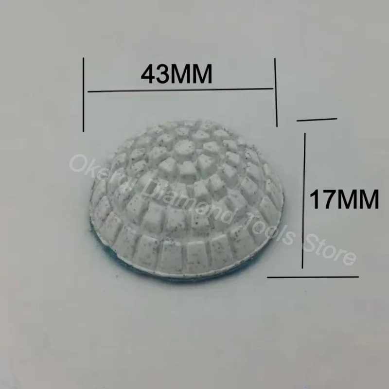 8 Stück 2-Zoll-Schleifscheiben mit Diamantpolierpad und M10-Befestigung zum Schleifen und Polieren von Marmor, Granit, Quarz und gekrümmten Oberflächen – Detail 7