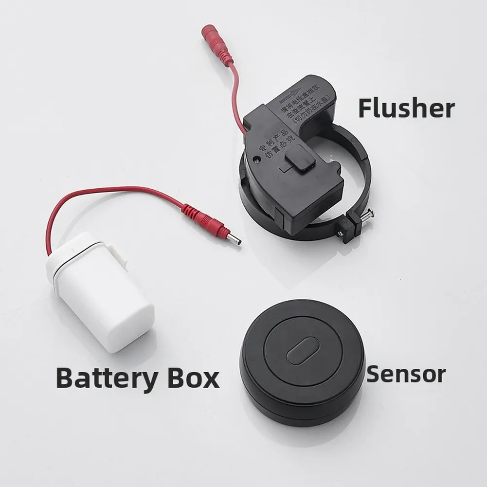 Automatic Toilet Flush Sensor Kit Hands-Free Infrared Conversion Set For Standard Tank Bathroom Upgrade Toilet Tanks Accessory