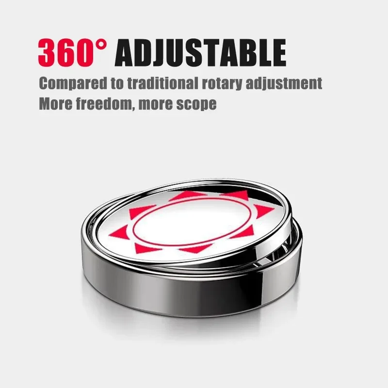 2Pcs Round Frame Convex Blind Spot Mirror Safety Driving Wide-angle 360 Degree Adjustable Clear Rearview Mirror Car Accessories
