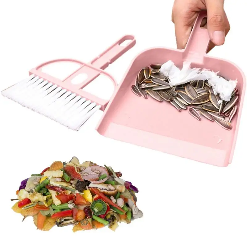 Mini Sweeper Set Desktop Sweep Cleaning Brush Table Small Broom Garbage Cleaning Shovel Household Cleaning Dustpan Tools