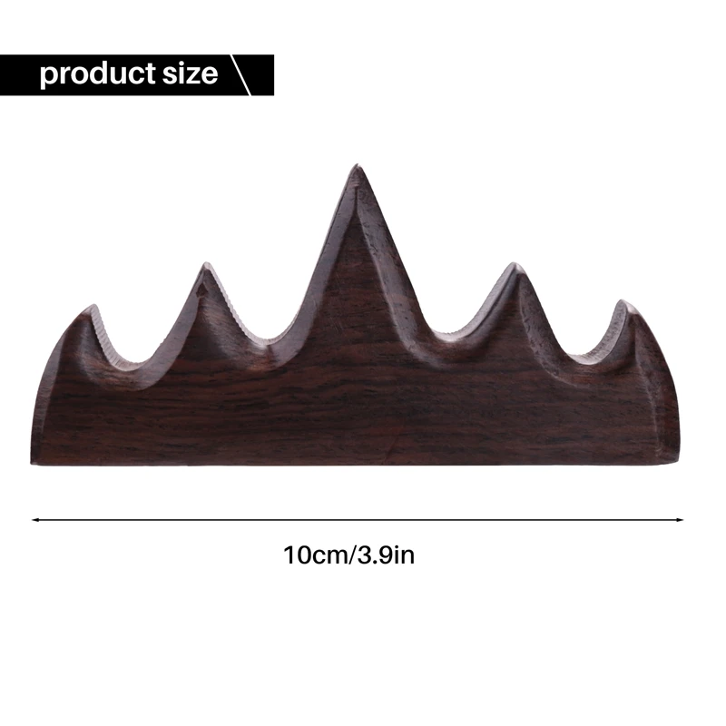 حامل فرشاة الخط حامل الفرشاة الصينية مسند الفرشاة الخشب خمسة أصابع شكل جبل مناسبة لممارسة المبتدئين