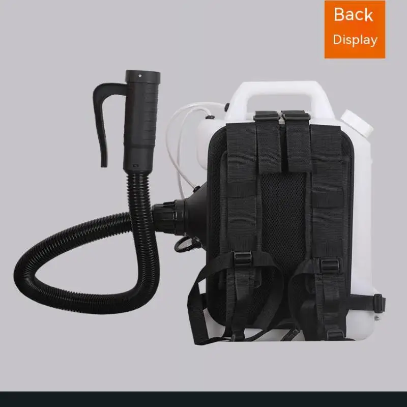 10L  ULV Electric Backpack ULV Fogger Sprayer 220V Stock Disinfecting Fog Machine Garden Cold Fogging W/ Extended