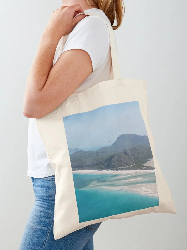 Hill Inlet from above Tote Bag tote bag men tote bags aesthetic bags cloth bags