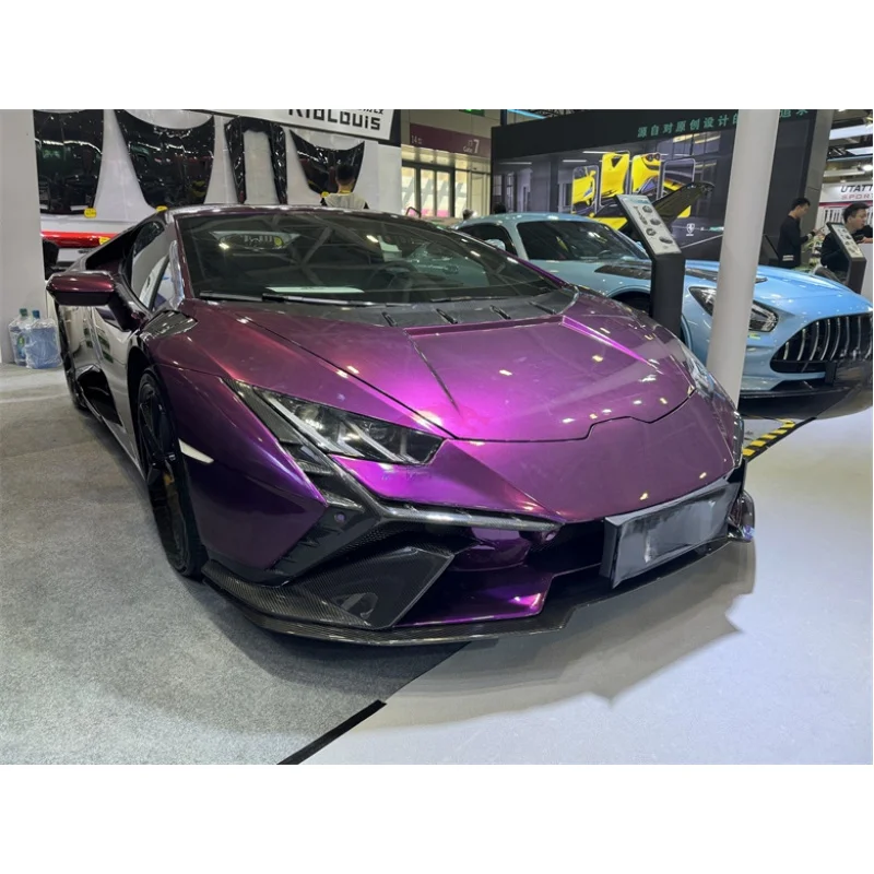 

For Lamborghini LP580 LP610 Upgrade Tecnica Style Dry Carbon Fiber Front Bumper Body Kit