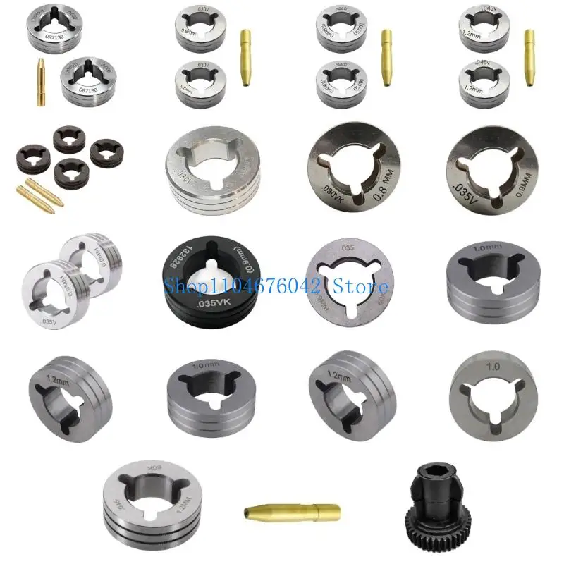 652F Heavy Duty Bearing Steel Wire Feed Rollers Guide Nozzle For Enhanced Performances