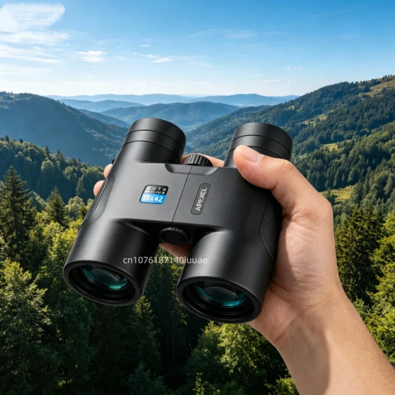 New Dual Tube Autofocus Telescope with 10X42 High-definition Resolution for Watching Concerts and Sports Matches