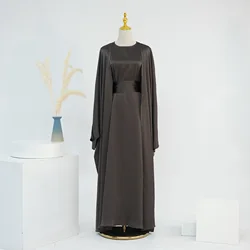 Modest Abayas For Women Muslim Sets Turkey Kaftan Islam Clothing Ramadan Ensembles Musulmans Caftan Marocain Femme Hijab Robe