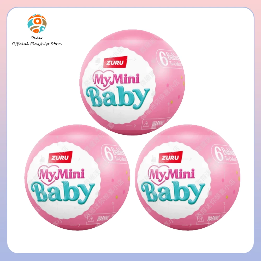 

New Genuine Zuru Mini Baby Ball Happy Birthday Special Edition Baby Mystery Box Doll Surprise Ball Blind Box Gift Toys