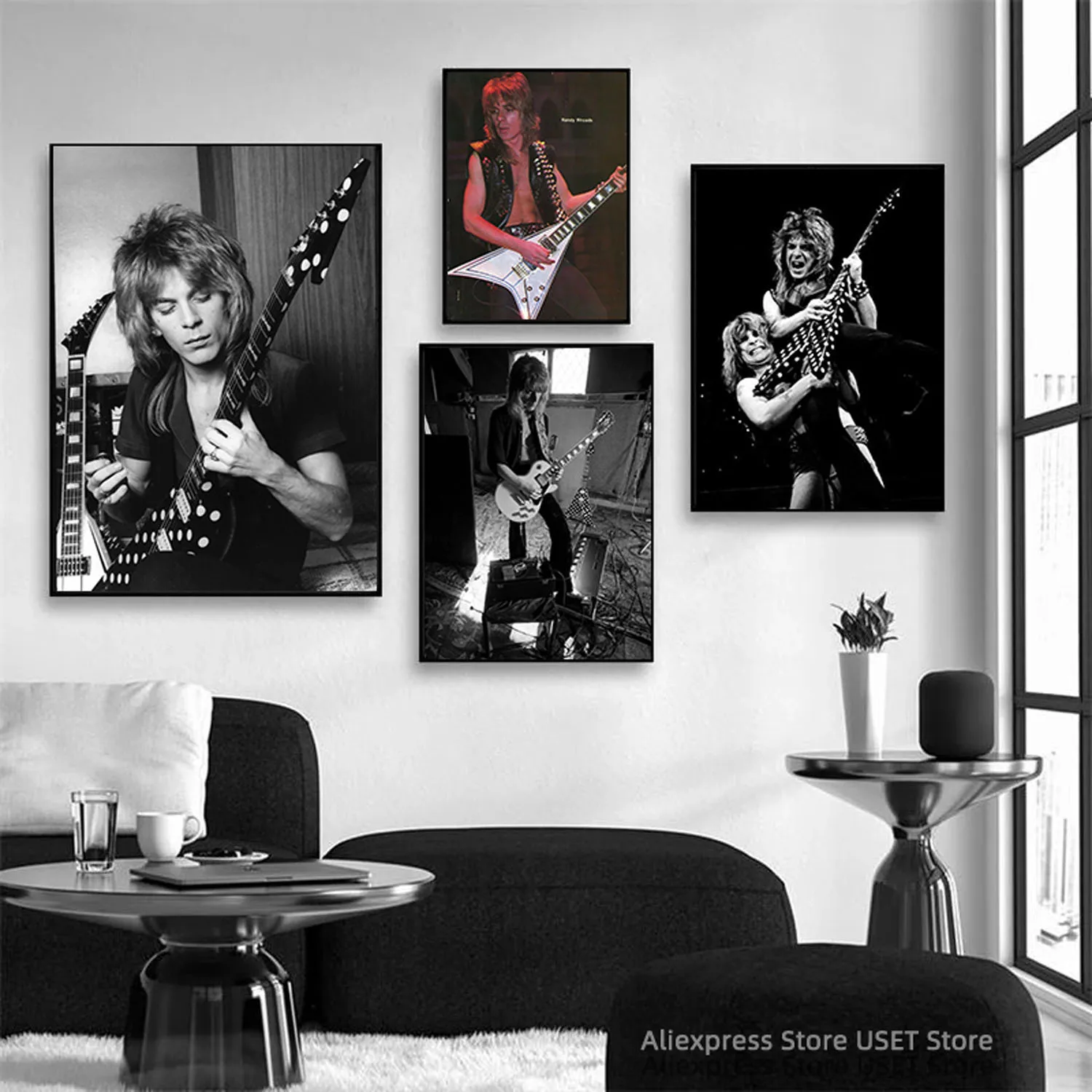 randy rhoads singer  ,Singer Band Cover Album Music Star Canvas Posters and Prints Canvases Painting Home Decoration