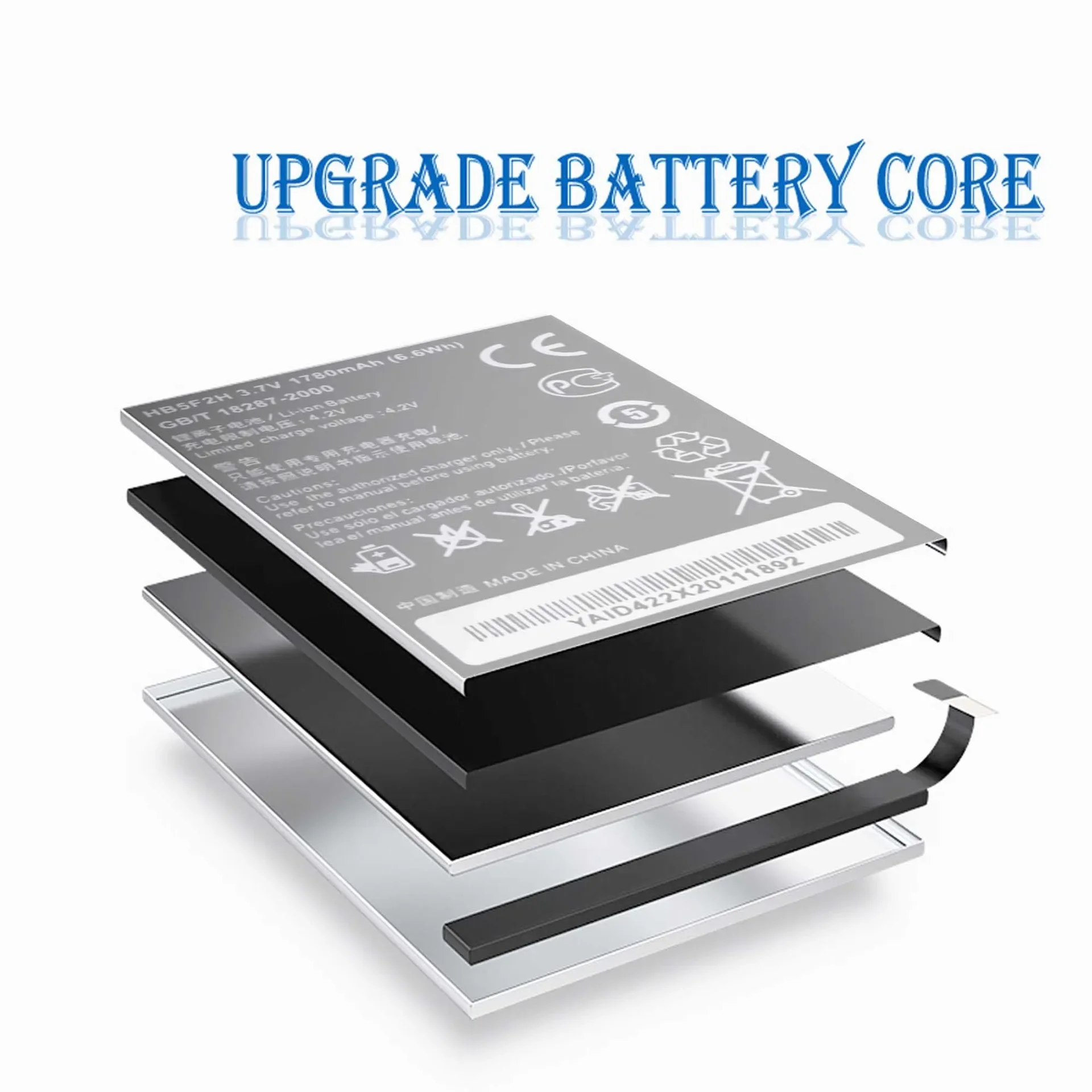 Latest Replacement Battery For HUAWEI 4G LTE WIFI Router HB5F2H EC5377 E5373 E5330 1780mAh Phone Lithium Bateria+Tools