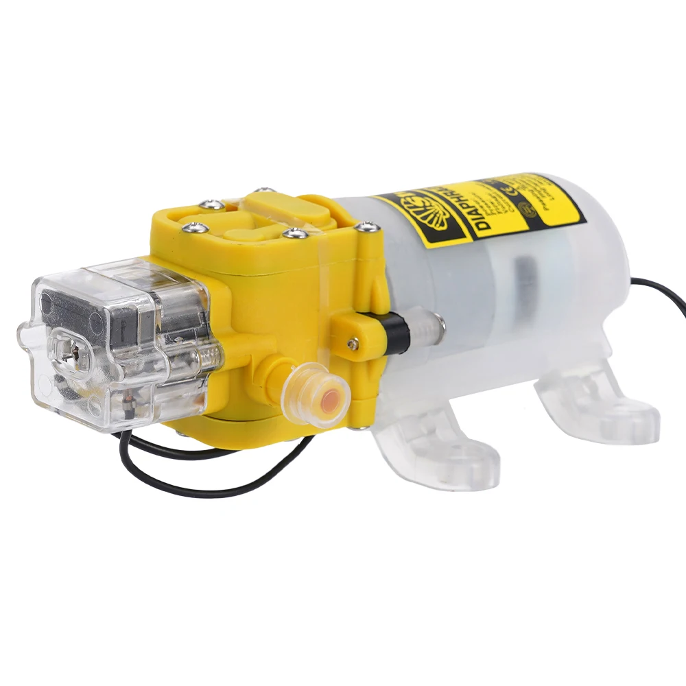 DC 12V/24V 30W Miniature Diaphragm Water Pump High Pressure Diaphragm Self Priming Pump For Water Purifier/Car Wash Micro Pump