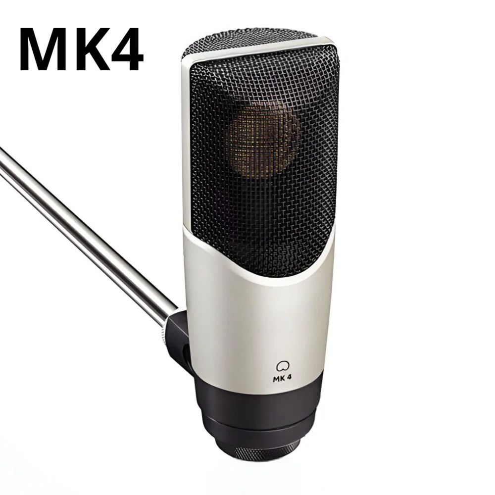 

Игровой микрофон MK4 Конденсаторный микрофон для прямой трансляции XLR Микрофон для потоковой записи Компьютерный караоке